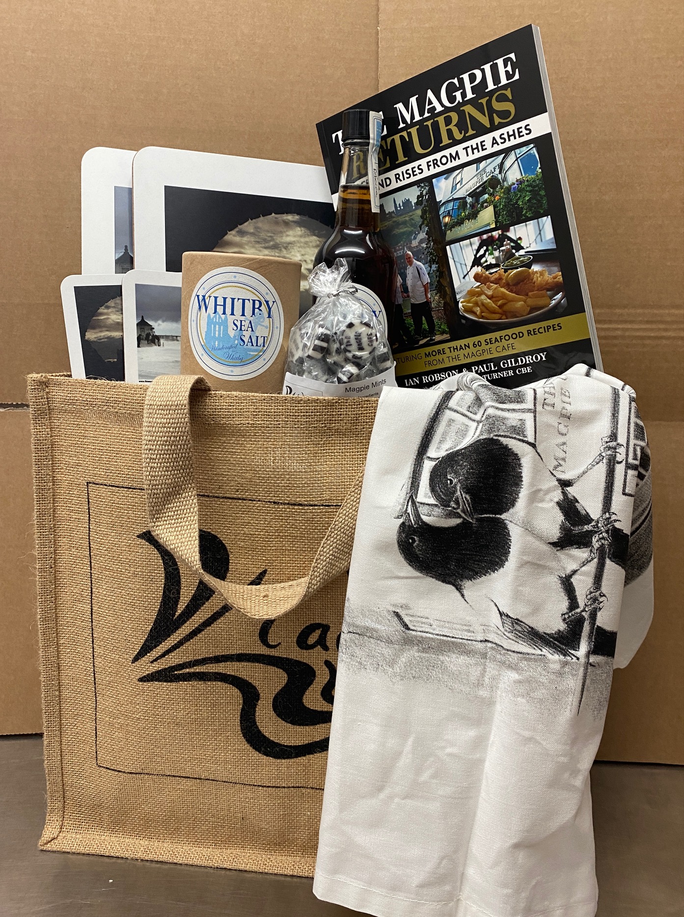 Whitby / The Magpie gift-bag. Ideal for Christmas!  The Whitby Catch – Buy  fresh fish and seafood online